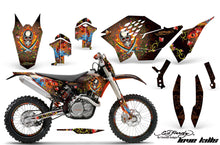 Load image into Gallery viewer, Graphics Kit Decal Wrap + # Plates For KTM SX/XCR-W/EXC/XC/XC-W/XCF-W 2007-2011 EDHP ORANGE-atv motorcycle utv parts accessories gear helmets jackets gloves pantsAll Terrain Depot