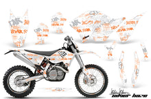 Load image into Gallery viewer, Graphics Kit Decal Wrap + # Plates For KTM SX/XCR-W/EXC/XC/XC-W/XCF-W 2007-2011 SSSH ORANGE WHITE-atv motorcycle utv parts accessories gear helmets jackets gloves pantsAll Terrain Depot