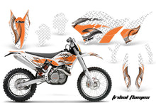 Load image into Gallery viewer, Graphics Kit Decal Wrap + # Plates For KTM SX/XCR-W/EXC/XC/XC-W/XCF-W 2007-2011 TRIBAL ORANGE WHITE-atv motorcycle utv parts accessories gear helmets jackets gloves pantsAll Terrain Depot