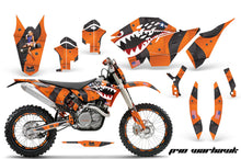 Load image into Gallery viewer, Graphics Kit Decal Wrap + # Plates For KTM SX/XCR-W/EXC/XC/XC-W/XCF-W 2007-2011 WARHAWK ORANGE-atv motorcycle utv parts accessories gear helmets jackets gloves pantsAll Terrain Depot