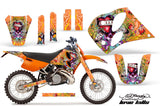 Dirt Bike Graphics Kit Decal Sticker Wrap For KTM SX/XC/EXC/LC2 1993-1997 EDHLK ORANGE