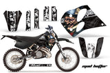 Dirt Bike Graphics Kit Decal Sticker Wrap For KTM SX/XC/EXC/LC2 1993-1997 HATTER WHITE BLACK