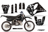 Dirt Bike Graphics Kit Decal Sticker Wrap For KTM SX/XC/EXC/LC2 1993-1997 REAPER BLACK