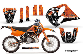 Dirt Bike Graphics Kit Decal Sticker Wrap For KTM SX/XC/EXC/LC2 1993-1997 REAPER ORANGE-atv motorcycle utv parts accessories gear helmets jackets gloves pantsAll Terrain Depot