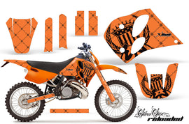 Dirt Bike Graphics Kit Decal Sticker Wrap For KTM SX/XC/EXC/LC2 1993-1997 RELOADED BLACK ORANGE-atv motorcycle utv parts accessories gear helmets jackets gloves pantsAll Terrain Depot