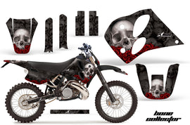 Graphics Kit Decal Sticker Wrap + # Plates For KTM SX/XC/EXC/LC2 1993-1997 BONES BLACK-atv motorcycle utv parts accessories gear helmets jackets gloves pantsAll Terrain Depot