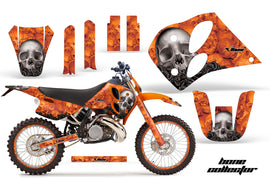 Graphics Kit Decal Sticker Wrap + # Plates For KTM SX/XC/EXC/LC2 1993-1997 BONES ORANGE-atv motorcycle utv parts accessories gear helmets jackets gloves pantsAll Terrain Depot
