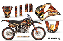 Load image into Gallery viewer, Graphics Kit Decal Sticker Wrap + # Plates For KTM SX/XC/EXC/LC2 1993-1997 FIRESTORM BLACK-atv motorcycle utv parts accessories gear helmets jackets gloves pantsAll Terrain Depot