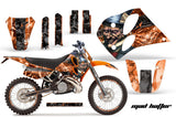 Graphics Kit Decal Sticker Wrap + # Plates For KTM SX/XC/EXC/LC2 1993-1997 HATTER BLACK ORANGE