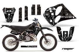 Graphics Kit Decal Sticker Wrap + # Plates For KTM SX/XC/EXC/LC2 1993-1997 REAPER BLACK-atv motorcycle utv parts accessories gear helmets jackets gloves pantsAll Terrain Depot