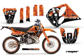 Graphics Kit Decal Sticker Wrap + # Plates For KTM SX/XC/EXC/LC2 1993-1997 REAPER ORANGE-atv motorcycle utv parts accessories gear helmets jackets gloves pantsAll Terrain Depot