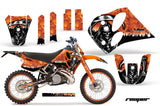 Graphics Kit Decal Sticker Wrap + # Plates For KTM SX/XC/EXC/LC2 1993-1997 REAPER ORANGE