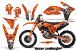 Dirt Bike Decal Graphics Kit Wrap For KTM SX/SX-F/XC/EXC/XFC-W 2011-2013 BONES ORANGE