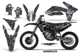 Dirt Bike Decal Graphics Kit Wrap For KTM SX/SX-F/XC/EXC/XFC-W 2011-2013 CAMOPLATE BLACK