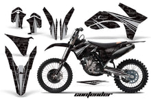 Load image into Gallery viewer, Dirt Bike Decal Graphics Kit Wrap For KTM SX/SX-F/XC/EXC/XFC-W 2011-2013 CONTENDER SILVER BLACK-atv motorcycle utv parts accessories gear helmets jackets gloves pantsAll Terrain Depot
