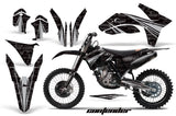 Dirt Bike Decal Graphics Kit Wrap For KTM SX/SX-F/XC/EXC/XFC-W 2011-2013 CONTENDER SILVER BLACK