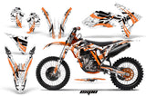 Dirt Bike Decal Graphics Kit Wrap For KTM SX/SX-F/XC/EXC/XFC-W 2011-2013 EXPO ORANGE