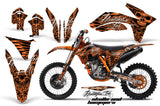 Dirt Bike Decal Graphics Kit Wrap For KTM SX/SX-F/XC/EXC/XFC-W 2011-2013 HISH ORANGE