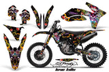 Dirt Bike Decal Graphics Kit Wrap For KTM SX/SX-F/XC/EXC/XFC-W 2011-2013 EDHLK BLACK