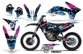 Dirt Bike Decal Graphics Kit Wrap For KTM SX/SX-F/XC/EXC/XFC-W 2011-2013 FRENZY BLUE-atv motorcycle utv parts accessories gear helmets jackets gloves pantsAll Terrain Depot