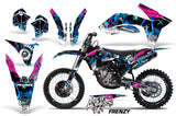 Graphics Kit Decal Wrap + # Plates For KTM EXC250 EXC300 MXC250 MXC300 1990-1992 FRENZY BLUE