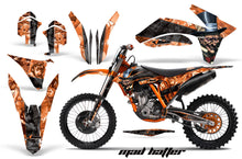 Load image into Gallery viewer, Dirt Bike Decal Graphics Kit Wrap For KTM SX/SX-F/XC/EXC/XFC-W 2011-2013 HATTER BLACK ORANGE-atv motorcycle utv parts accessories gear helmets jackets gloves pantsAll Terrain Depot