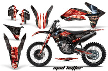 Load image into Gallery viewer, Dirt Bike Decal Graphics Kit Wrap For KTM SX/SX-F/XC/EXC/XFC-W 2011-2013 HATTER BLACK RED-atv motorcycle utv parts accessories gear helmets jackets gloves pantsAll Terrain Depot