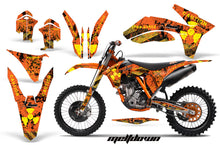 Load image into Gallery viewer, Dirt Bike Decal Graphics Kit Wrap For KTM SX/SX-F/XC/EXC/XFC-W 2011-2013 MELTDOWN YELLOW ORANGE-atv motorcycle utv parts accessories gear helmets jackets gloves pantsAll Terrain Depot