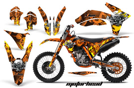 Dirt Bike Decal Graphics Kit Wrap For KTM SX/SX-F/XC/EXC/XFC-W 2011-2013 MOTORHEAD ORANGE-atv motorcycle utv parts accessories gear helmets jackets gloves pantsAll Terrain Depot