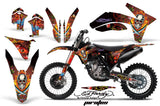 Dirt Bike Decal Graphics Kit Wrap For KTM SX/SX-F/XC/EXC/XFC-W 2011-2013 EDHP BLACK