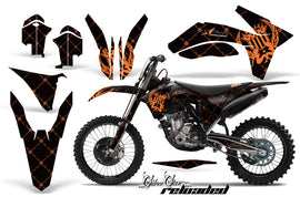 Dirt Bike Decal Graphics Kit Wrap For KTM SX/SX-F/XC/EXC/XFC-W 2011-2013 RELOADED ORANGE BLACK-atv motorcycle utv parts accessories gear helmets jackets gloves pantsAll Terrain Depot