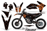Dirt Bike Decal Graphics Kit Wrap For KTM SX/SX-F/XC/EXC/XFC-W 2011-2013 RELOADED ORANGE BLACK