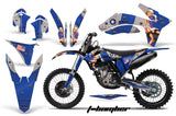Dirt Bike Decal Graphics Kit Wrap For KTM SX/SX-F/XC/EXC/XFC-W 2011-2013 TBOMBER BLUE