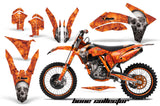 Graphics Kit Decal Sticker Wrap + # Plates For KTM SX/SX-F/XC/EXC/XFC-W 2011-2013 BONES ORANGE