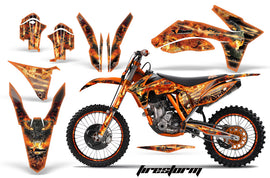 Graphics Kit Decal Sticker Wrap + # Plates For KTM SX/SX-F/XC/EXC/XFC-W 2011-2013 FIRESTORM ORANGE-atv motorcycle utv parts accessories gear helmets jackets gloves pantsAll Terrain Depot