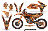 Graphics Kit Decal Sticker Wrap + # Plates For KTM SX/SX-F/XC/EXC/XFC-W 2011-2013 FIRESTORM ORANGE