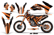Load image into Gallery viewer, Graphics Kit Decal Sticker Wrap + # Plates For KTM SX/SX-F/XC/EXC/XFC-W 2011-2013 INLINE BLACK ORANGE-atv motorcycle utv parts accessories gear helmets jackets gloves pantsAll Terrain Depot