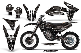 Graphics Kit Decal Sticker Wrap + # Plates For KTM SX/SX-F/XC/EXC/XFC-W 2011-2013 REAPER BLACK-atv motorcycle utv parts accessories gear helmets jackets gloves pantsAll Terrain Depot