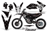 Graphics Kit Decal Sticker Wrap + # Plates For KTM SX/SX-F/XC/EXC/XFC-W 2011-2013 RELOADED WHITE BLACK