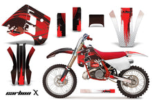 Load image into Gallery viewer, Decal Graphics Kit Wrap For KTM EXC250 EXC300 MXC250 MXC300 1990-1992 CARBONX RED-atv motorcycle utv parts accessories gear helmets jackets gloves pantsAll Terrain Depot