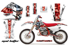 Load image into Gallery viewer, Decal Graphics Kit Wrap For KTM EXC250 EXC300 MXC250 MXC300 1990-1992 HATTER RED WHITE-atv motorcycle utv parts accessories gear helmets jackets gloves pantsAll Terrain Depot