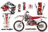 Decal Graphics Kit Wrap For KTM EXC250 EXC300 MXC250 MXC300 1990-1992 HATTER RED WHITE