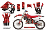 Decal Graphics Kit Wrap For KTM EXC250 EXC300 MXC250 MXC300 1990-1992 REAPER RED