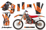 Decal Graphics Kit Wrap For KTM EXC250 EXC300 MXC250 MXC300 1990-1992 TBOMBER ORANGE