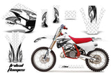 Decal Graphics Kit Wrap For KTM EXC250 EXC300 MXC250 MXC300 1990-1992 TRIBAL BLACK WHITE