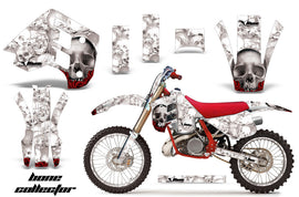 Graphics Kit Decal Wrap + # Plates For KTM EXC250 EXC300 MXC250 MXC300 1990-1992 BONES WHITE-atv motorcycle utv parts accessories gear helmets jackets gloves pantsAll Terrain Depot