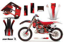 Load image into Gallery viewer, Graphics Kit Decal Wrap + # Plates For KTM EXC250 EXC300 MXC250 MXC300 1990-1992 CARBONX RED-atv motorcycle utv parts accessories gear helmets jackets gloves pantsAll Terrain Depot