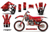 Graphics Kit Decal Wrap + # Plates For KTM EXC250 EXC300 MXC250 MXC300 1990-1992 REAPER RED