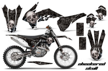 Load image into Gallery viewer, Graphics Kit Decal Wrap For KTM SX/SXF/XCF/EXC/TC-F/XC/XCF-W 2013-2016 CHECKERED SILVER BLACK-atv motorcycle utv parts accessories gear helmets jackets gloves pantsAll Terrain Depot