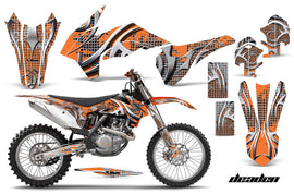 Graphics Kit Decal Wrap For KTM SX/SXF/XCF/EXC/TC-F/XC/XCF-W 2013-2016 DEADEN ORANGE-atv motorcycle utv parts accessories gear helmets jackets gloves pantsAll Terrain Depot